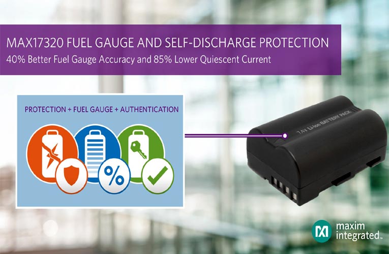 MAX17320 Li-ion Fuel Gauge IC from Maxim Integrated 