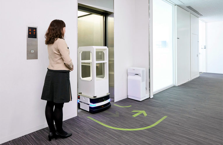 Mitsubishi's In-Building Mobilities Controlling Technology