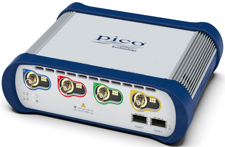 4-channel PicoScope 6000E Series 500MHz Oscilloscopes 