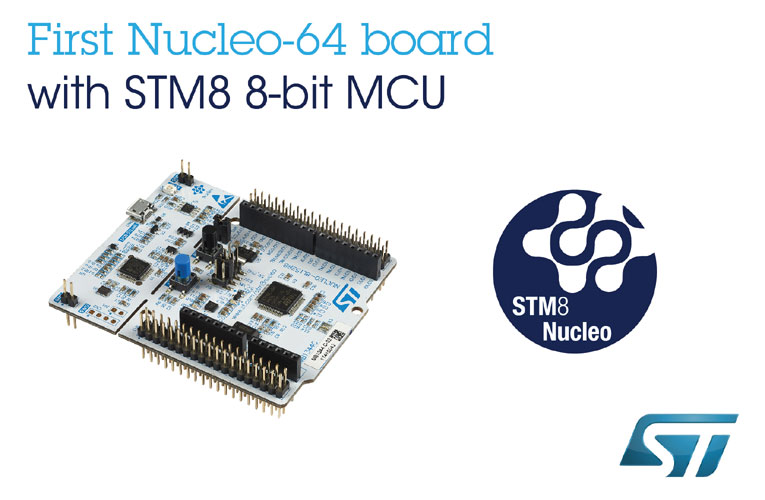 STM8 Nucleo Boards Allow 8-bit Projects to Connect with Open-Source Hardware Resources