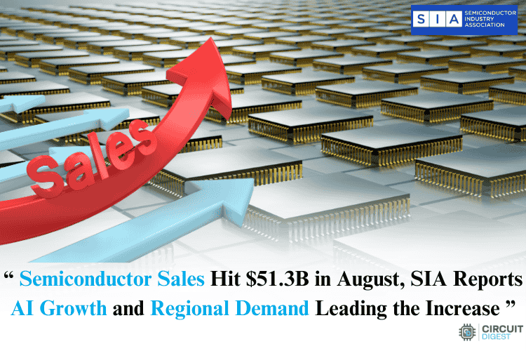 Global Semiconductor Sales Hits $51.3B