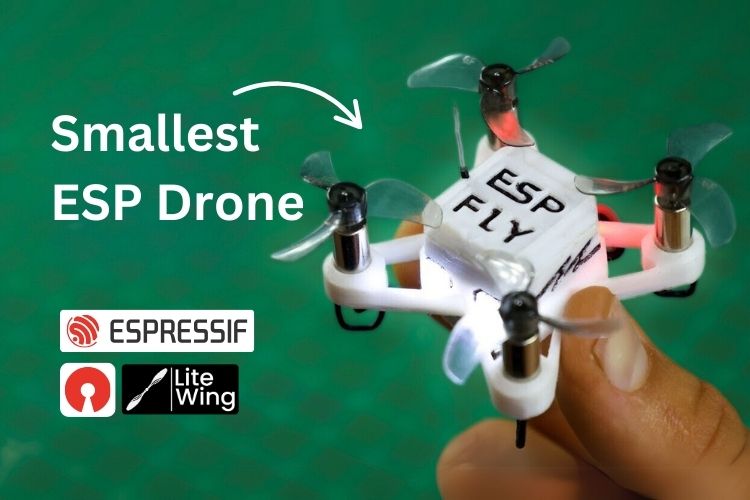 Smallest ESP32 Based DIY Drone