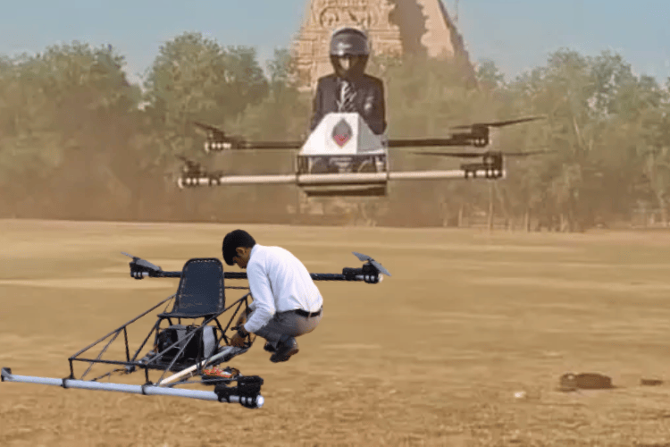 Student Develops Passenger Drone Using Agricultural Drone Motors