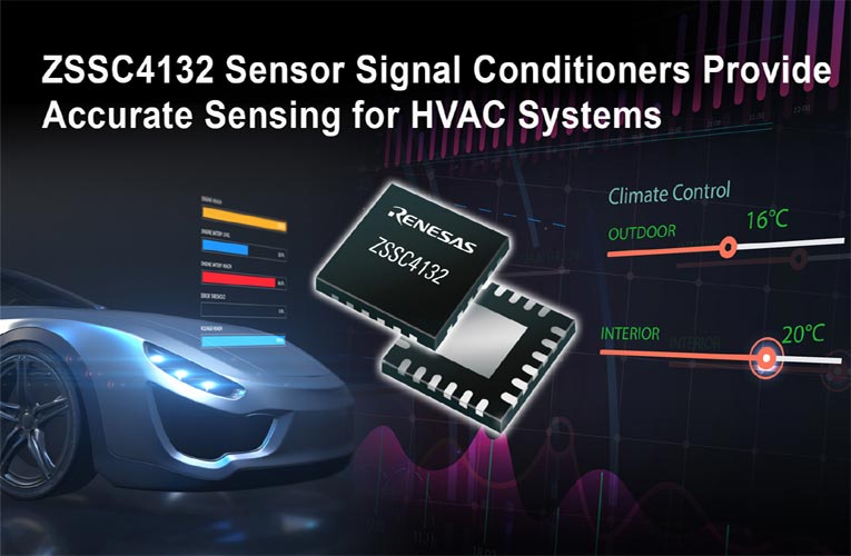 ZSSC4132 Automotive Pressure Sensor from Renesas