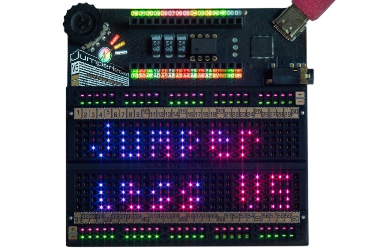 Jumperless Breadboard