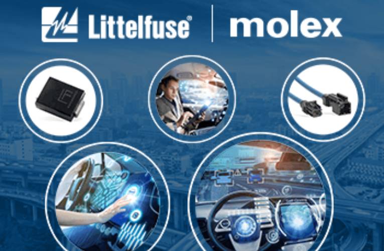 Littelfuse and Molex Connected Mobility Solutions for Automotive Communications Systems