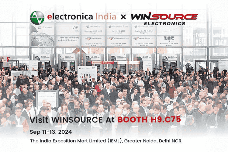 WIN SOURCE at Electronica India 2024