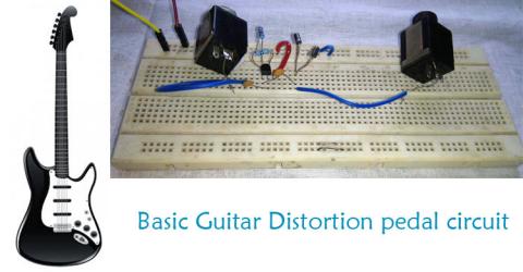 Guitar Distortion Pedal Circuit