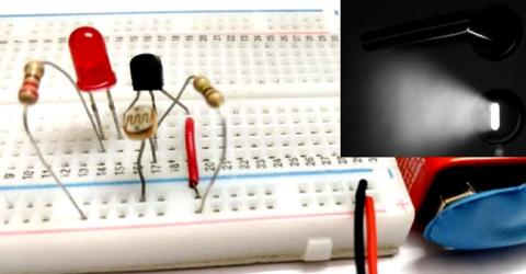 Simple Keyhole Lighting Device Circuit