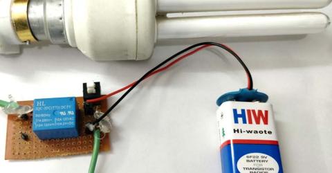 Simple Relay Switch Circuit 