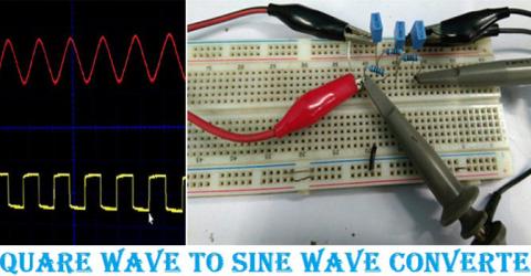 Square wave to Sine Wave Converter