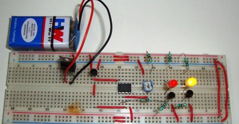 Temperature Controlled LEDs using LM35