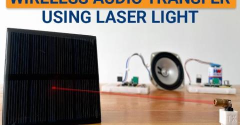 Wireless Audio Transfer Using LASER Light 