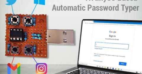 ATtiny85 Automatic Login System 