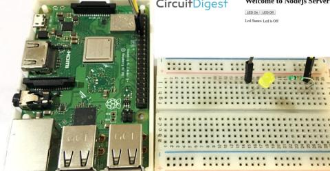 Getting started with Node.js and Raspberry Pi: Controlling an LED with Node.js Webserver