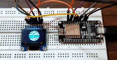 Interfacing OLED Display with NodeMCU ESP8266