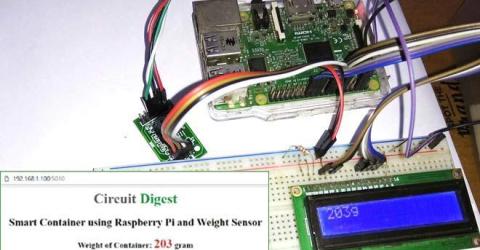 IoT Raspberry Pi Smart Container with Email Alert and Web Monitoring