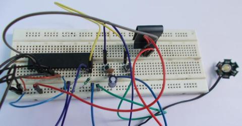 AVR ATmega32 LED Dimmer with PWM 