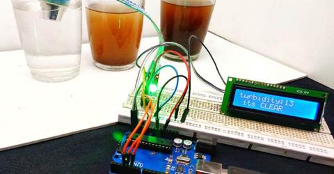 Measuring Turbidity of Water using Arduino and Turbidity Sensor