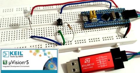 Programming STM32F103C8 using Keil uVision & STM32CubeMX