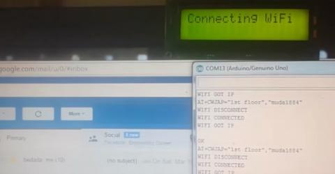 Sending Email using Arduino Uno and ESP8266 Wi-Fi Module