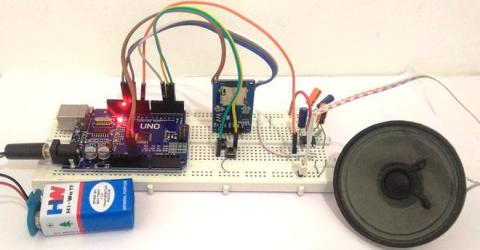 Simple Arduino Audio Player and Amplifier with LM386