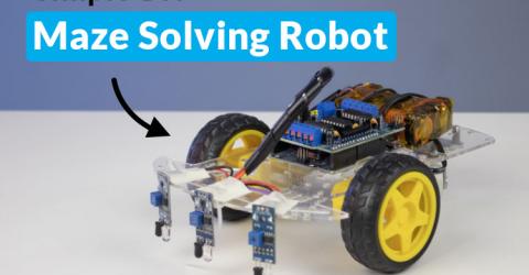 Maze Solving Robot with Arduino UNO