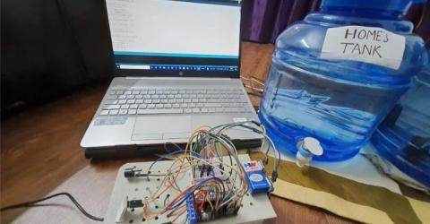 Water Supply Chain Management System using Arduino and NodeMCU