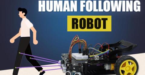 Arduino based Human Following Robot