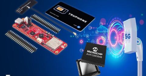 AVR-IoT Cellular Mini Development Board