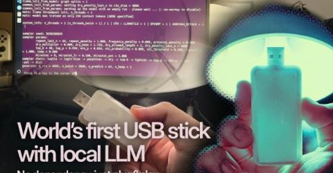 AI in Your Pocket: Running an LLM from a USB Stick