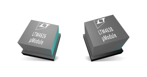 Analog Devices LTM4626 and LTM4638 µModule Buck Regulators