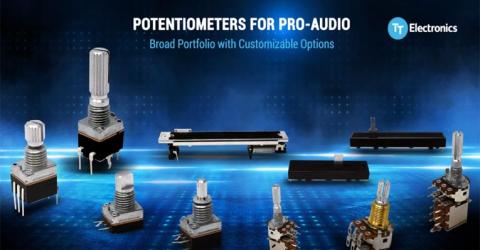 TT Electronics' Pro-Audio Potentiometers 