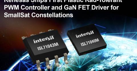 Plastic Packaged Radiation-Tolerant PWM Controller and GaN FET Driver for Space SmallSats