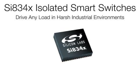 Si834x isolated switches to drive loads in harsh industrial environments