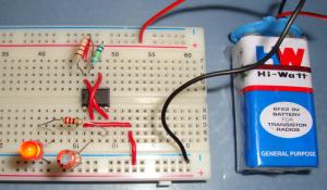 555 Timer Astable Multivibrator Circuit