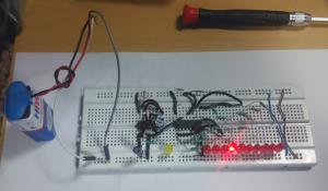 LED Chaser Circuit using IC 555