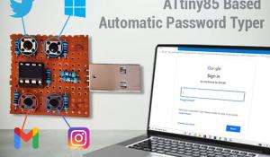 ATtiny85 Automatic Login System 