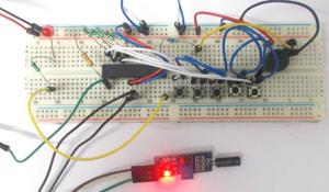 Theft Alert System using ATmega8 Microcontroller and Tilt Sensor