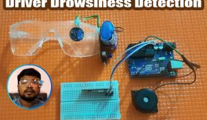 Arduino based Driver Drowsiness Detection & Alerting System