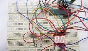 Decimal Counter using 7 Segment Display