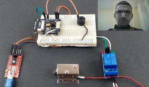 ESP32-CAM Face Recognition Door Lock System