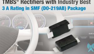 3A rating TMBS rectifiers in SMF (DO-219AB) Package from Vishay Intertechnology