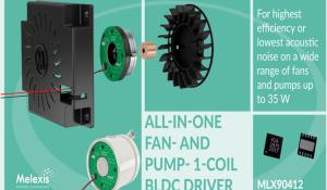 MLX90412 All-in-One Fan And Pump Driver IC