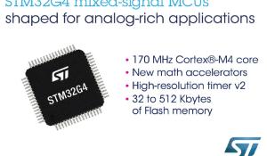 STM32G4 Microcontrollers for Better Performance, Efficiency, and Security of Next-Generation Digital Power Applications