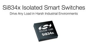 Si834x isolated switches to drive loads in harsh industrial environments