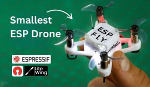 Smallest ESP32 Based DIY Drone